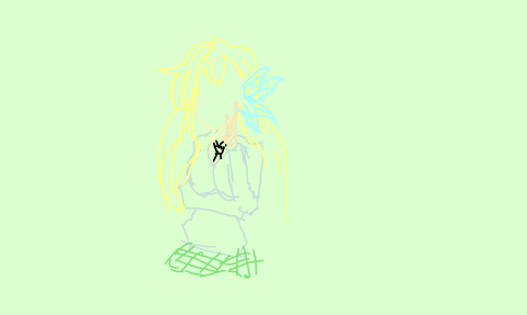 綠色背景的金髮，鑑定爲柏崎星奈 by 狗屁充满了决心 2025/11/8